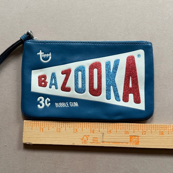 Coach Blue and Red Bazooka Wristlet Clutch - Picture 2 of 4